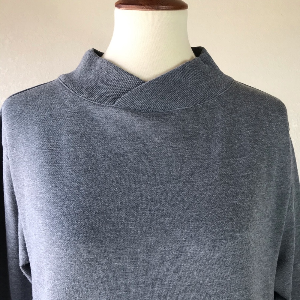 Nike Heather Gray Pullover Sweater - Picture 4 of 8